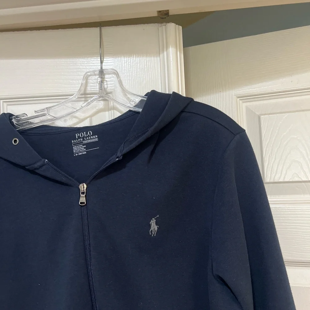 Polo Ralph Lauren Performance‎ Full Zip Fleece Hoodie Men’s large Loungewear